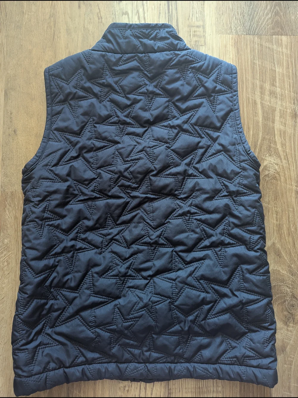 Gap Kids Full Zip Quilted Stars Sleeveless Sz L Faux Shearling Lining